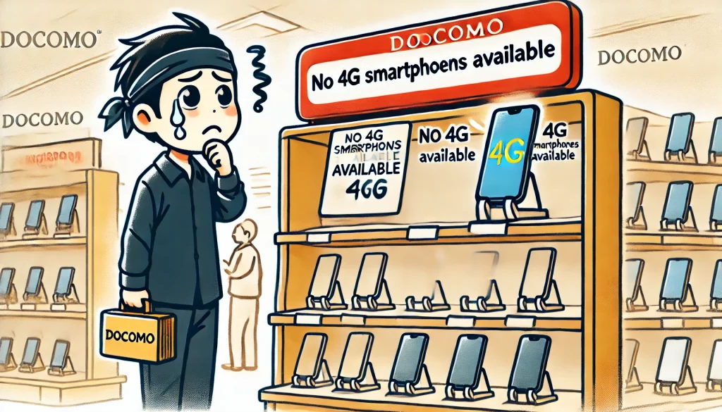 ドコモで4Gスマホが売ってない場合の対策