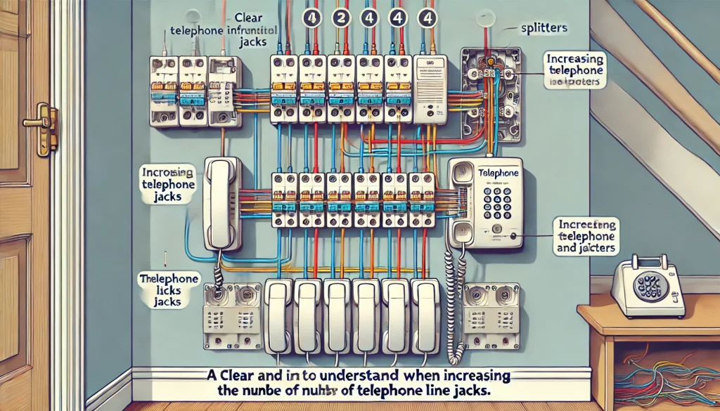 電話線の差し込み口を増やす際に知っておくべきこと