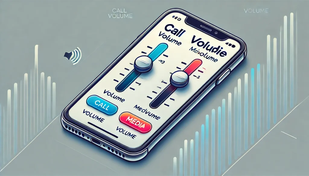iPhoneの通話音量とメディア音量を別々に調整する方法