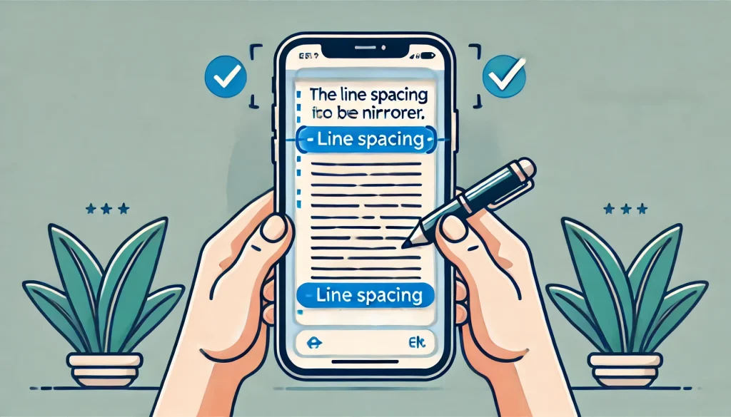 iPhoneでワードの行間を狭くする方法と注意点