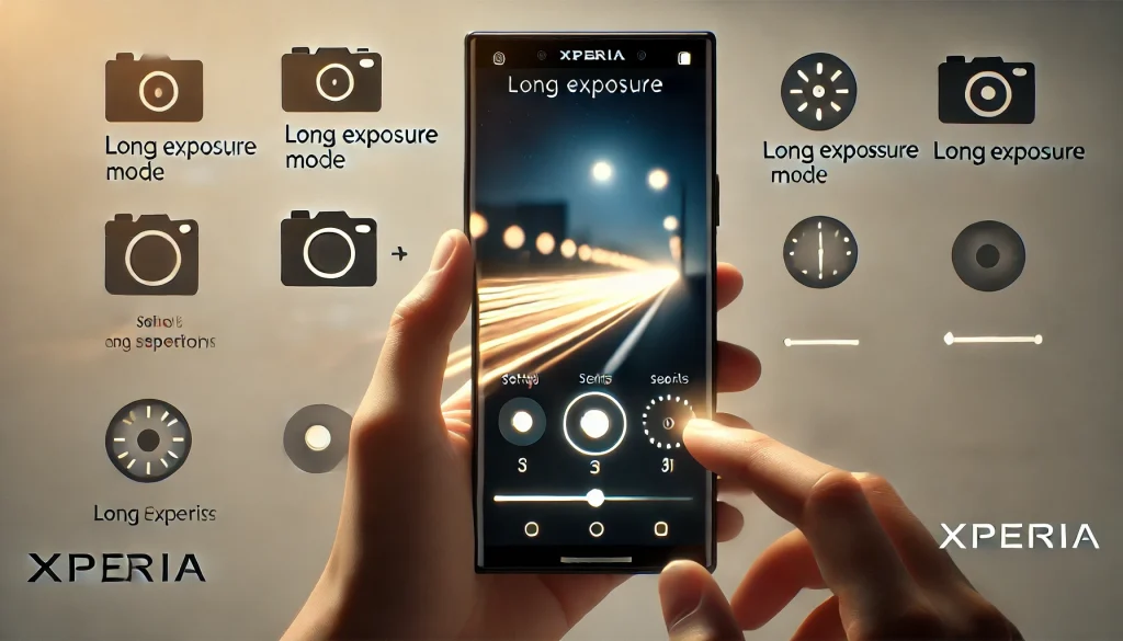 Xperiaの長時間露光のやり方