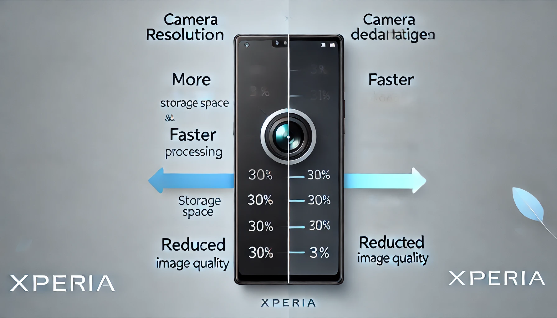 xperia カメラ 解像度 下げる