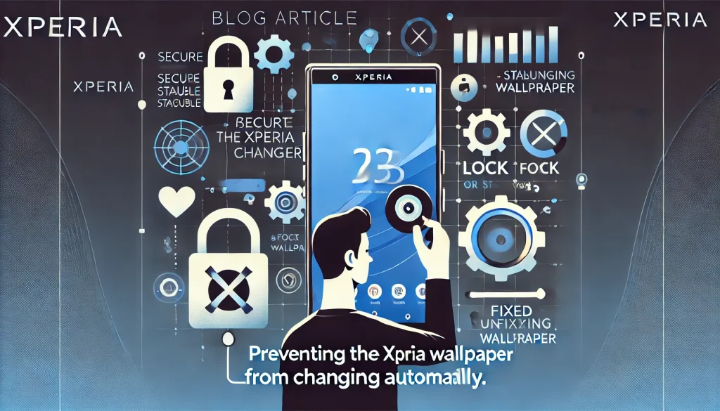 【Xperia】壁紙が勝手に変わる問題の防止策