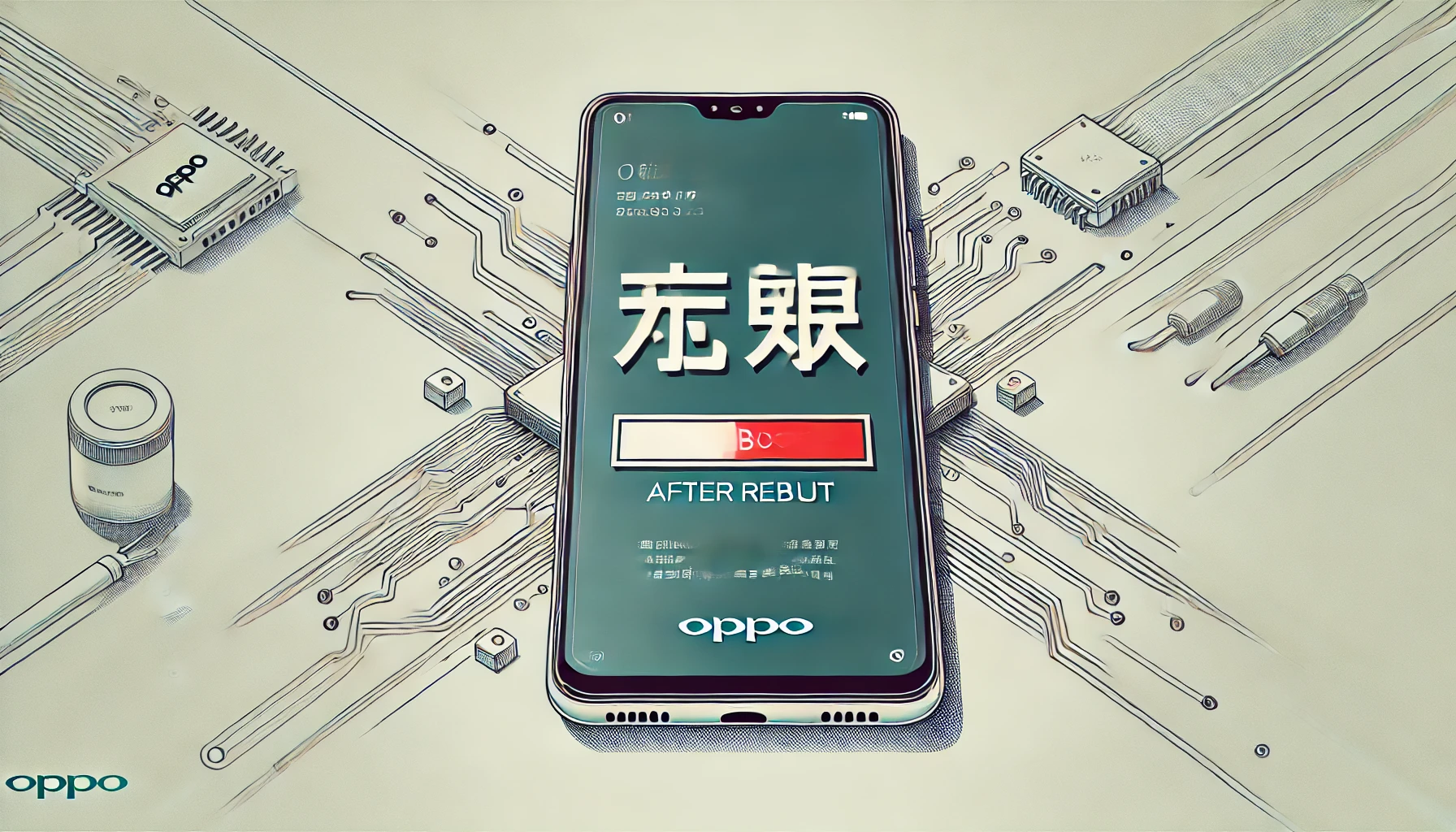 【OPPO】再起動で中国語表示になる原因と対策方法