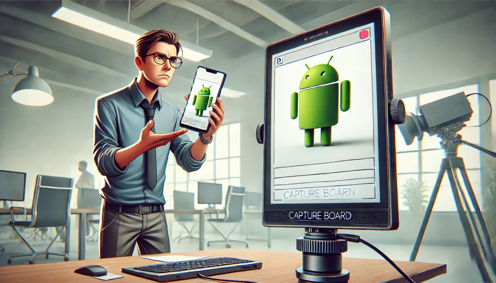 【Android】キャプチャーボードが映らない原因と対策