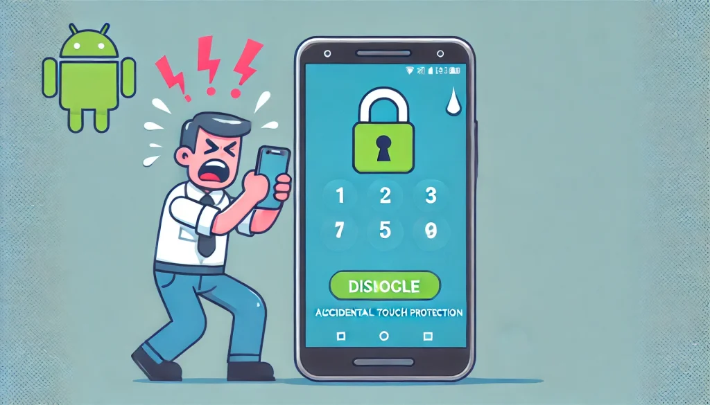 【Android】誤操作防止を解除できない原因と対処法