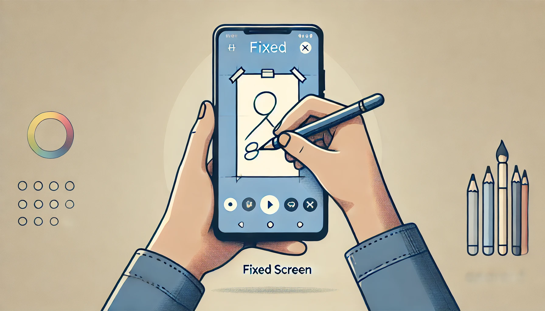 【Android】画面固定で写し絵作成を効率化する具体的な方法