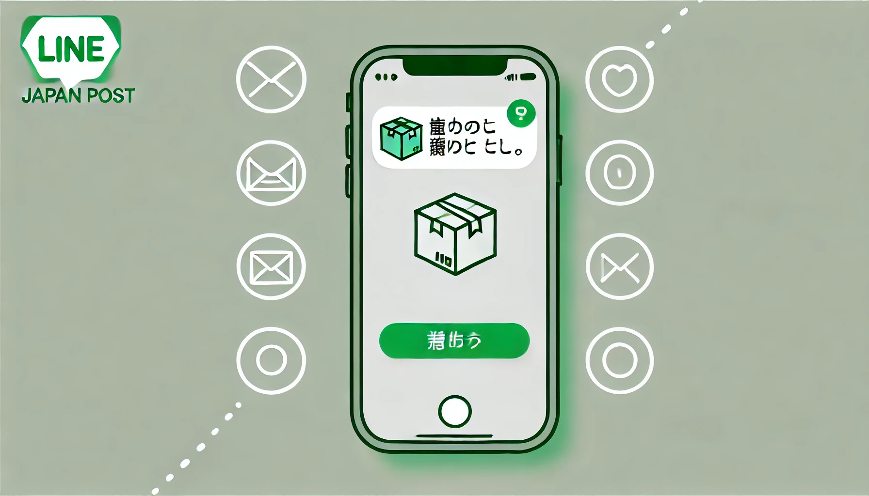 LINEに郵便局のeお届け通知が届いたけど心当たりない時の原因と正しい対処法